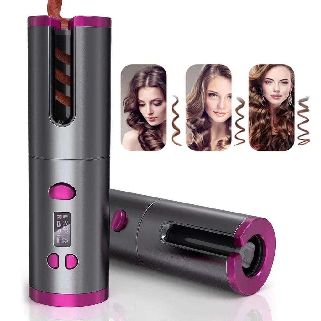 Portable Curler Cordless Curl Usb Hair Curl